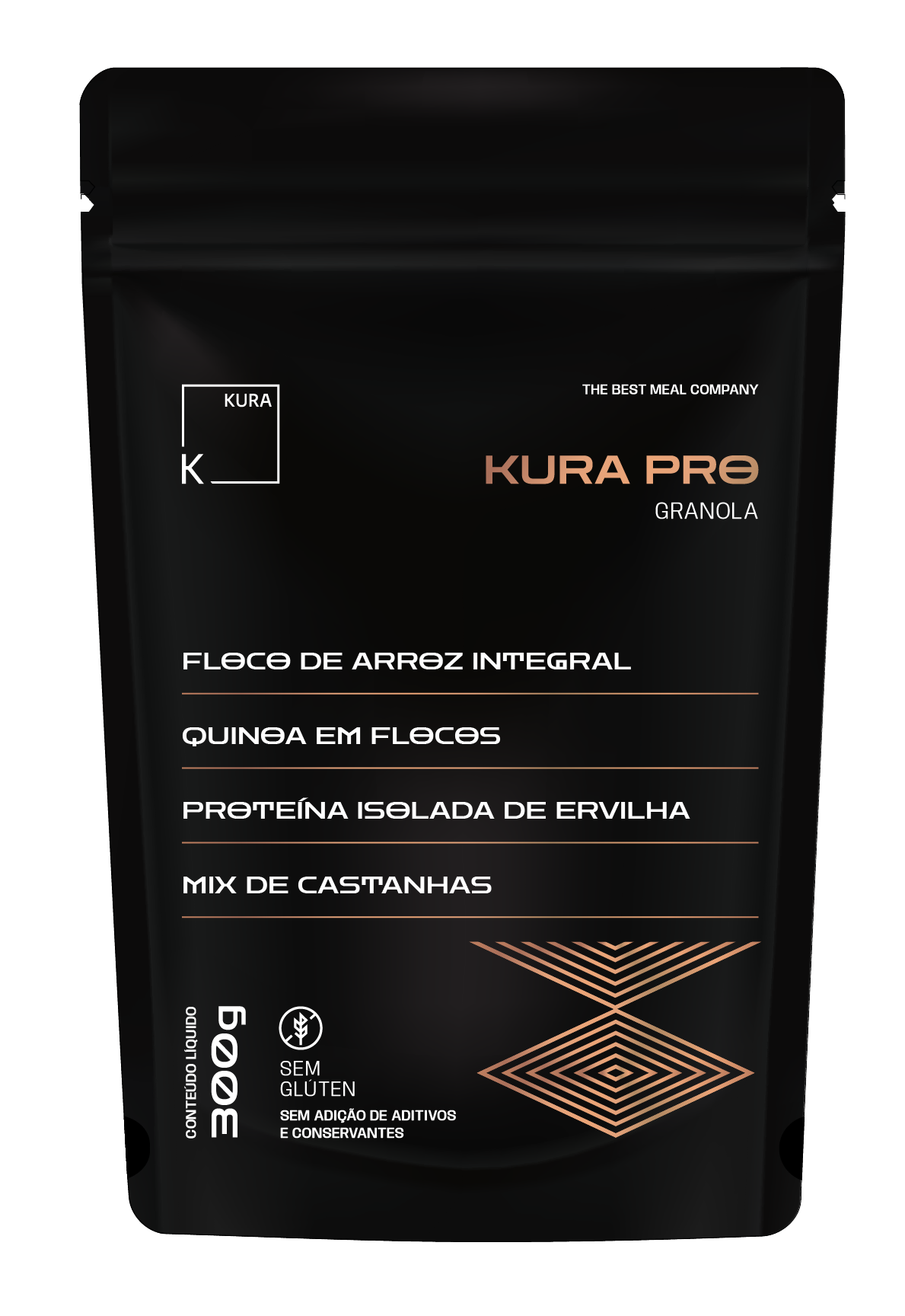 Kura PRO – Granola Proteica com Proteína Vegetal (300g)