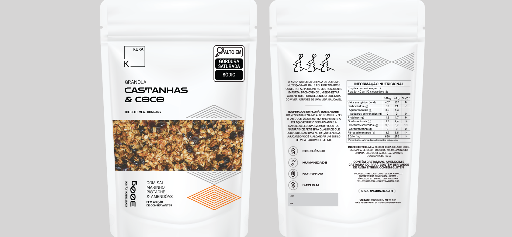 Kura Castanha e Coco (300g)